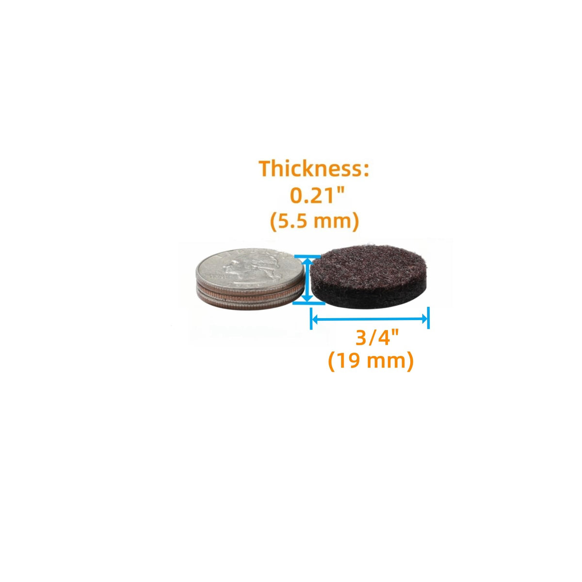 Felt Furniture Pads for Hardwood Floors (96 Count)