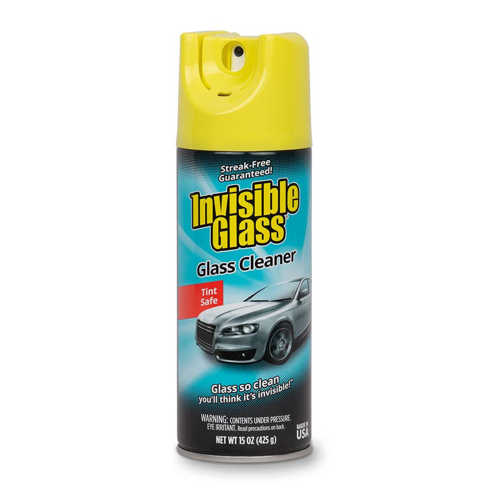 91163 Premium Aerosol Glass Cleaner Spray for Car Windshields and Windows (15 Ounce) - ModHome Supplies