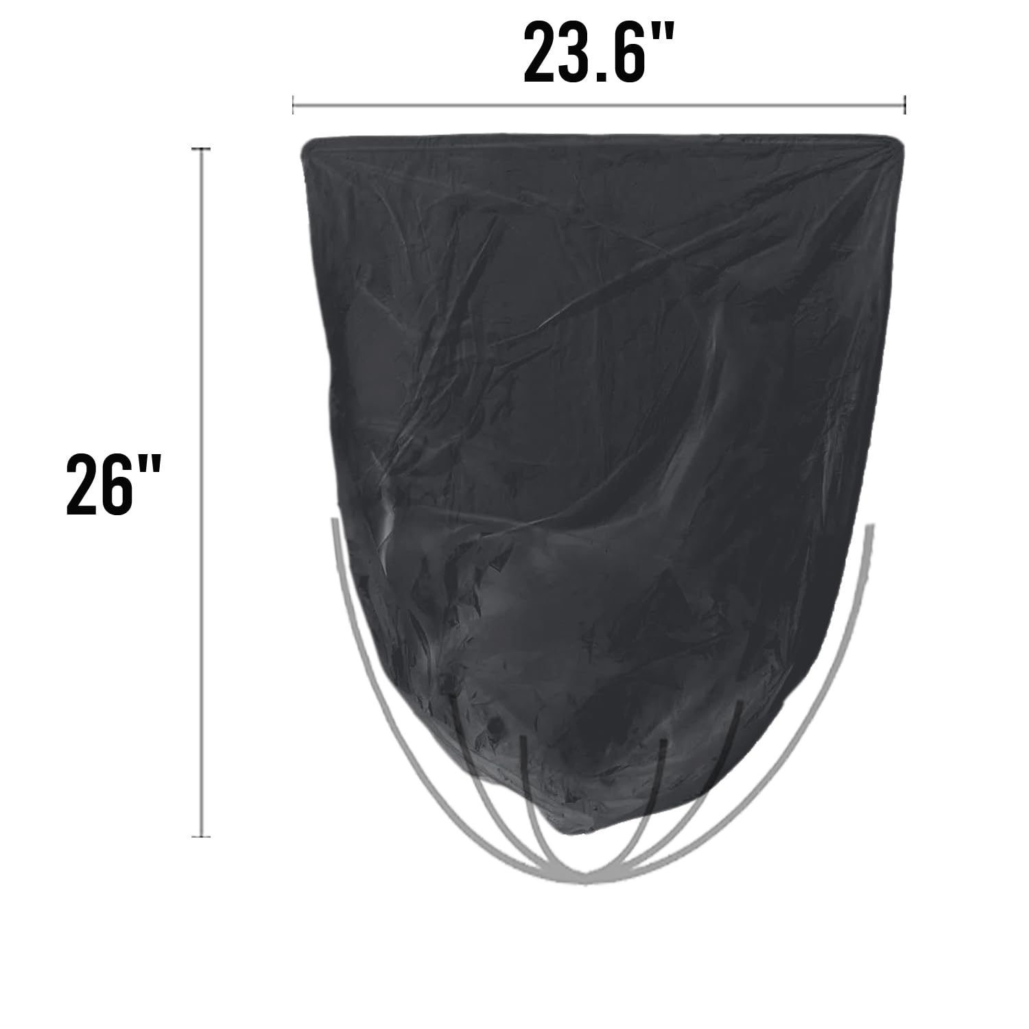 8 10 Gallon Trash Bags (1000 Count)