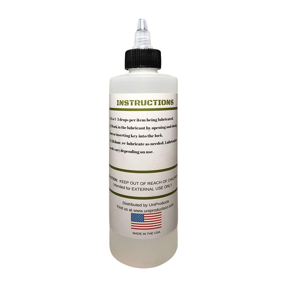 Door, Lock, and Hinge Lubricant - 8 Oz - Great for Sliding Doors, Garage Doors, Stiff Hinges, and Stuck Locks (1) (8 Fl Oz)