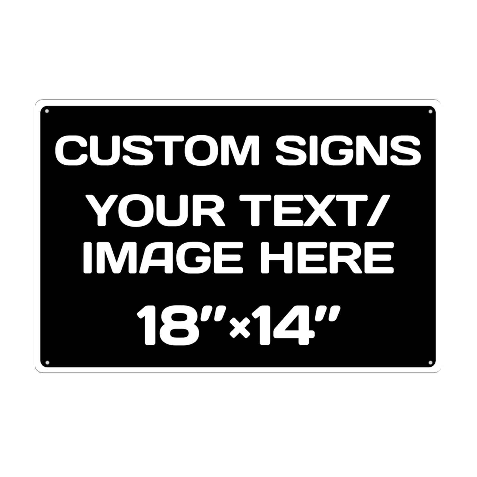Custom Aluminum Weatherproof Metal Sign