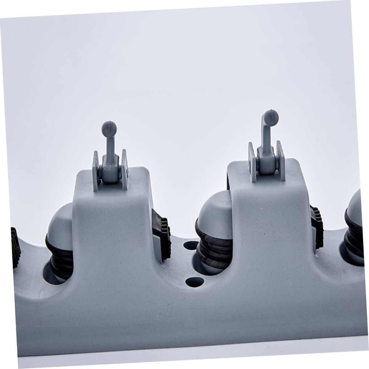 Plastic Mop Holder Wall Mount Broom Hanger Clip Dual