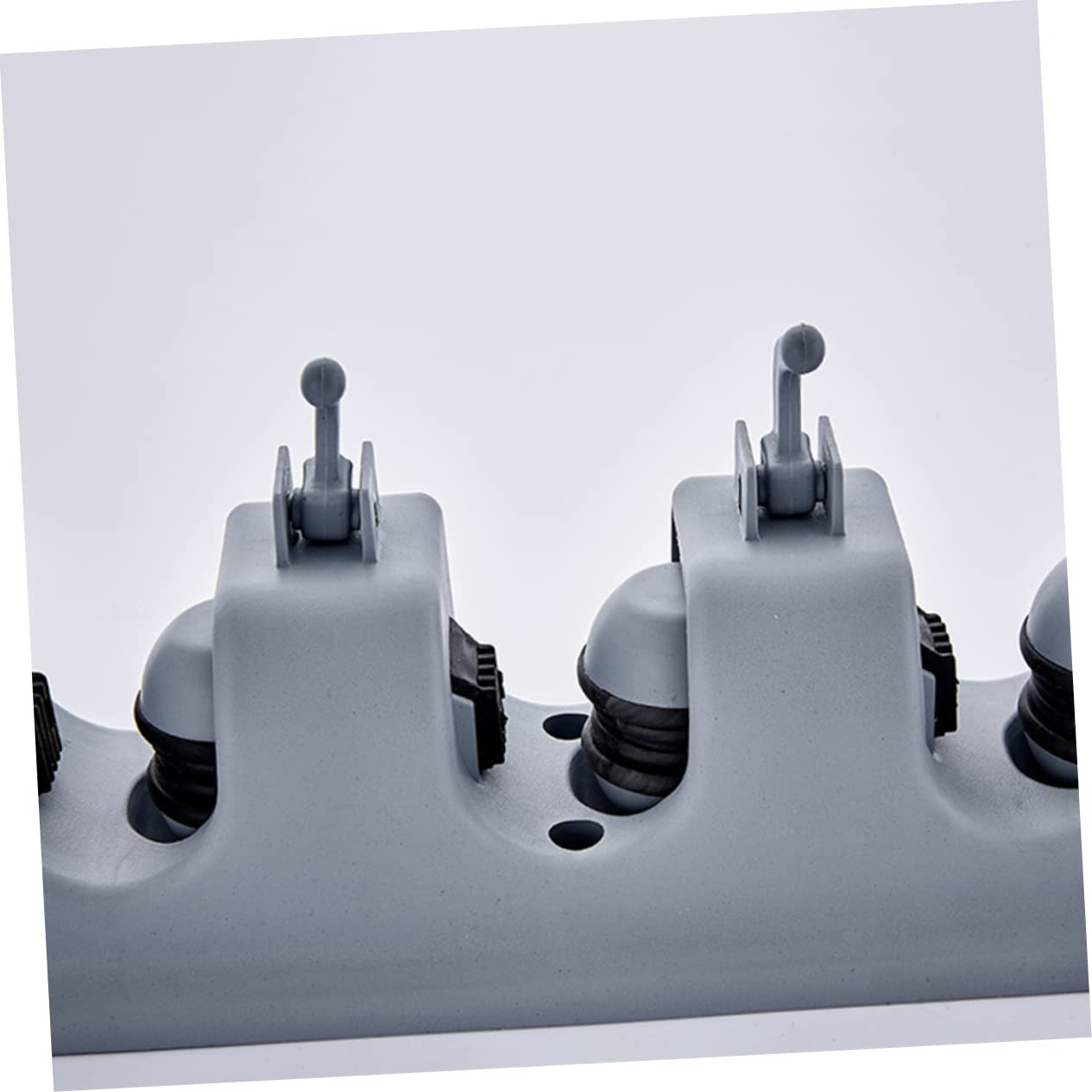 Plastic Mop Holder Wall Mount Broom Hanger Clip Dual