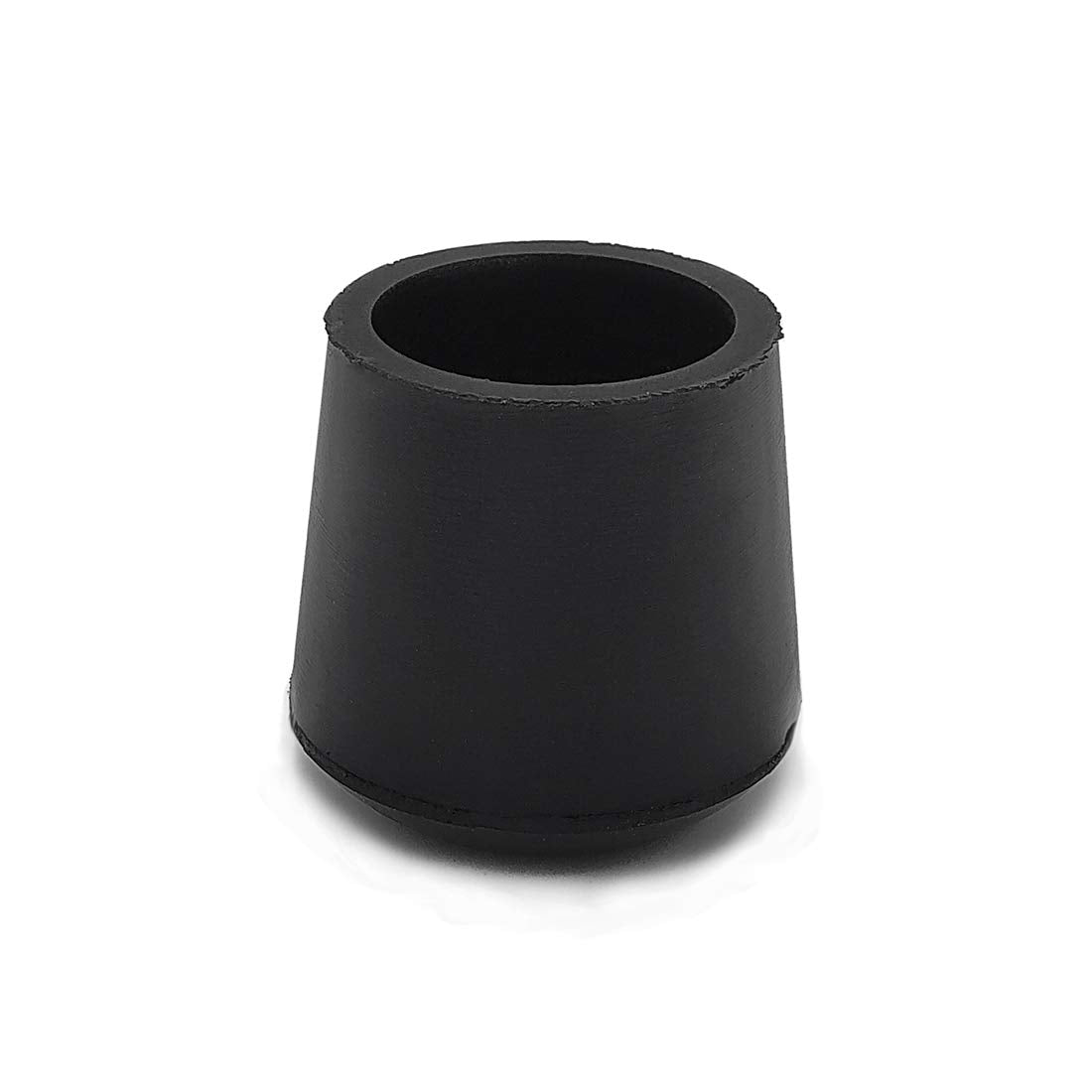 Furniture Chair Leg Caps Round Black 25mm 1" 4PCS (4 Count)
