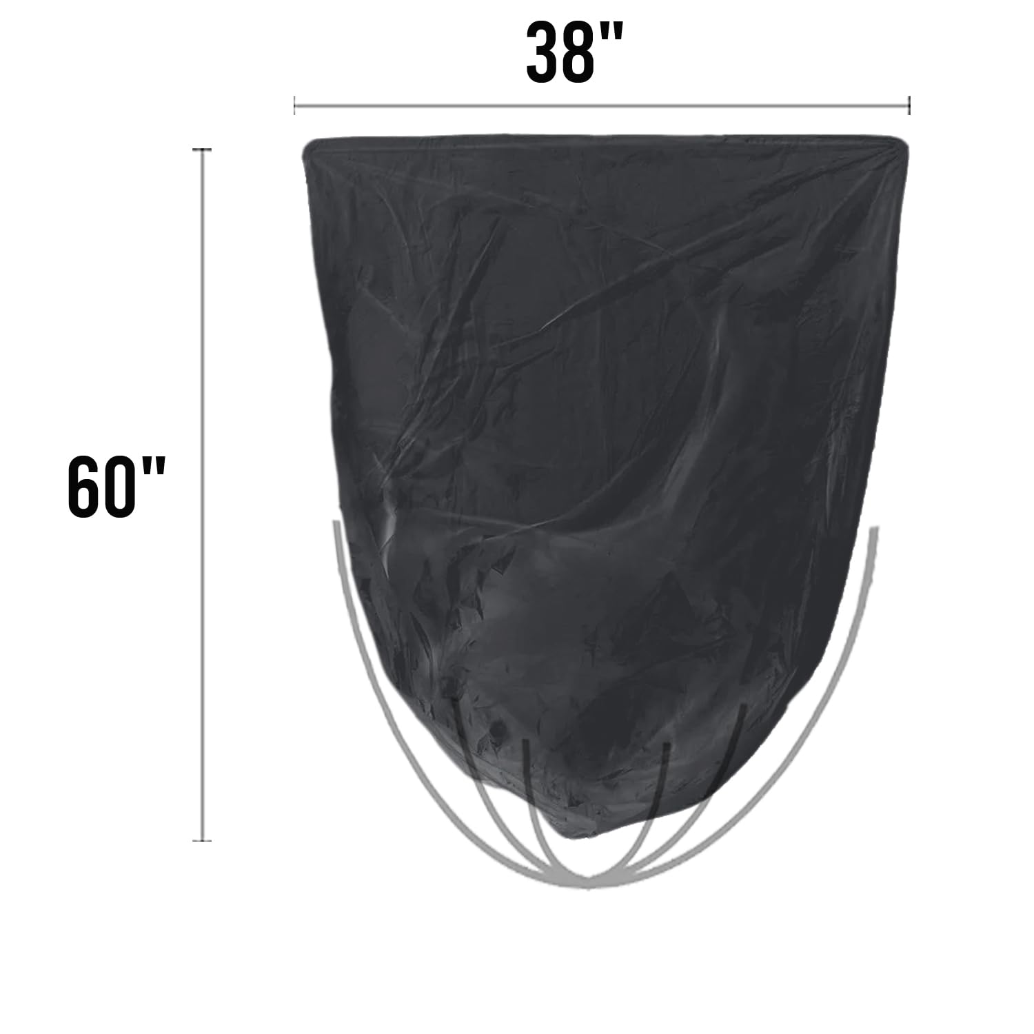 55 60 Gallon Trash Bags (50 Count)