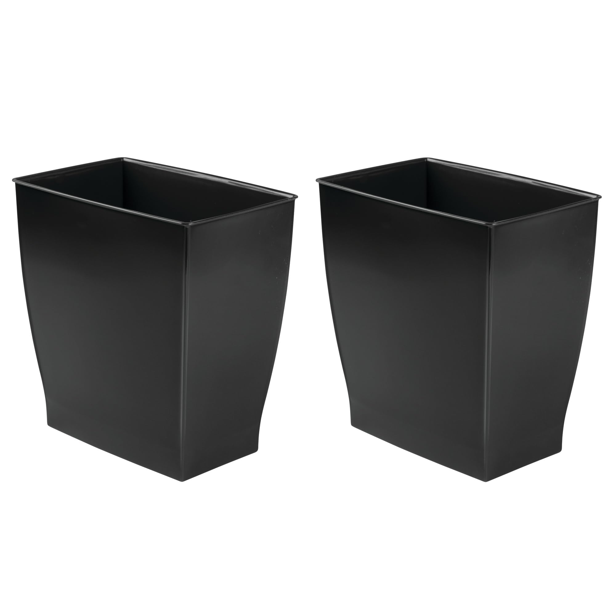 Small Plastic Bathroom Trash Can (2 Count)