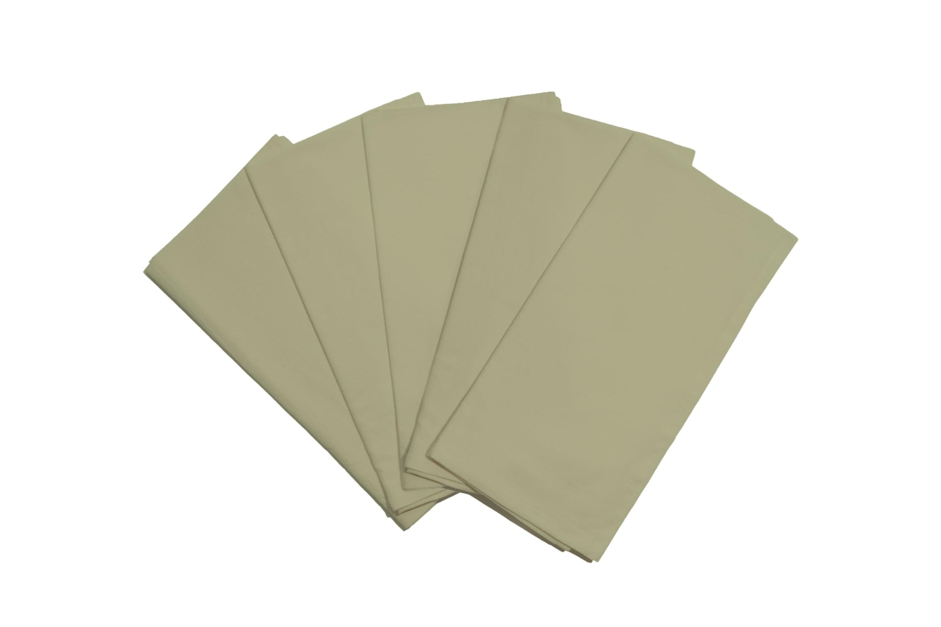 Sage Green Flour Sack Tea Towels (5 Count)