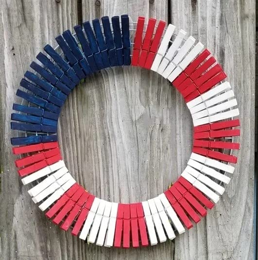 1.9 Inch Red Strong Wood Clothes Pins Hold Xmas Cards Papers Scrapbooking Gloves Socks Laundry Clip with Twine Pack 50 (50 Count)