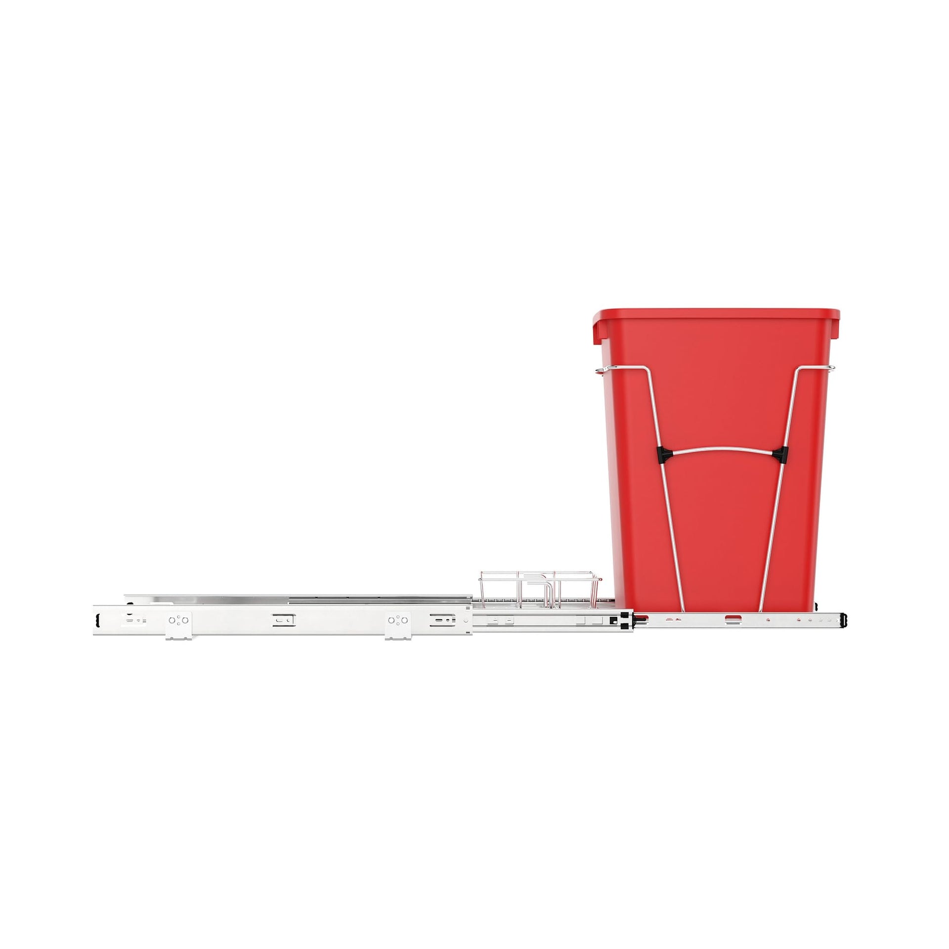 Pullout Trash Can for Kitchen Cabinets 35 Qt Garbage Waste Recyling Bin with Full Extension Slides