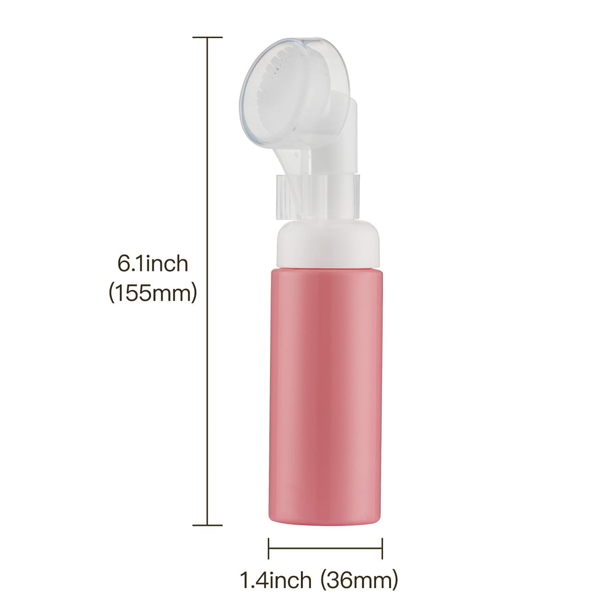 2 OZ Foam Bottle with Brush (3 Count)