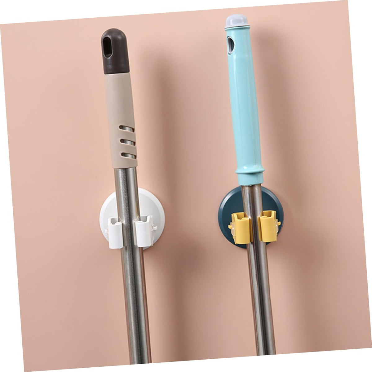6pcs Wall mounted Mop and Broom Holder