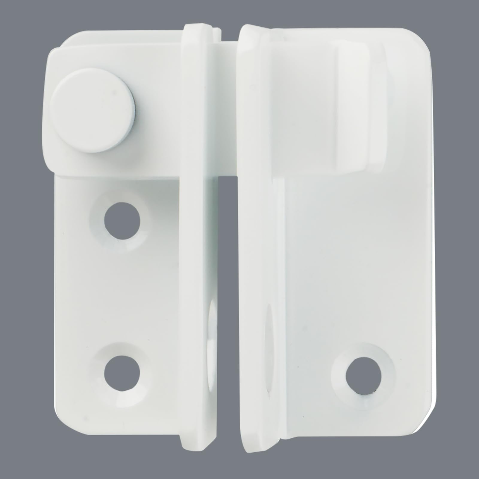 Flip Latch Gate Latch White Shed Lock Shed Latch Barn Door Lock Locking Latches for Barn Fence Cabinet Garden Garage Window Pet Dog Cage