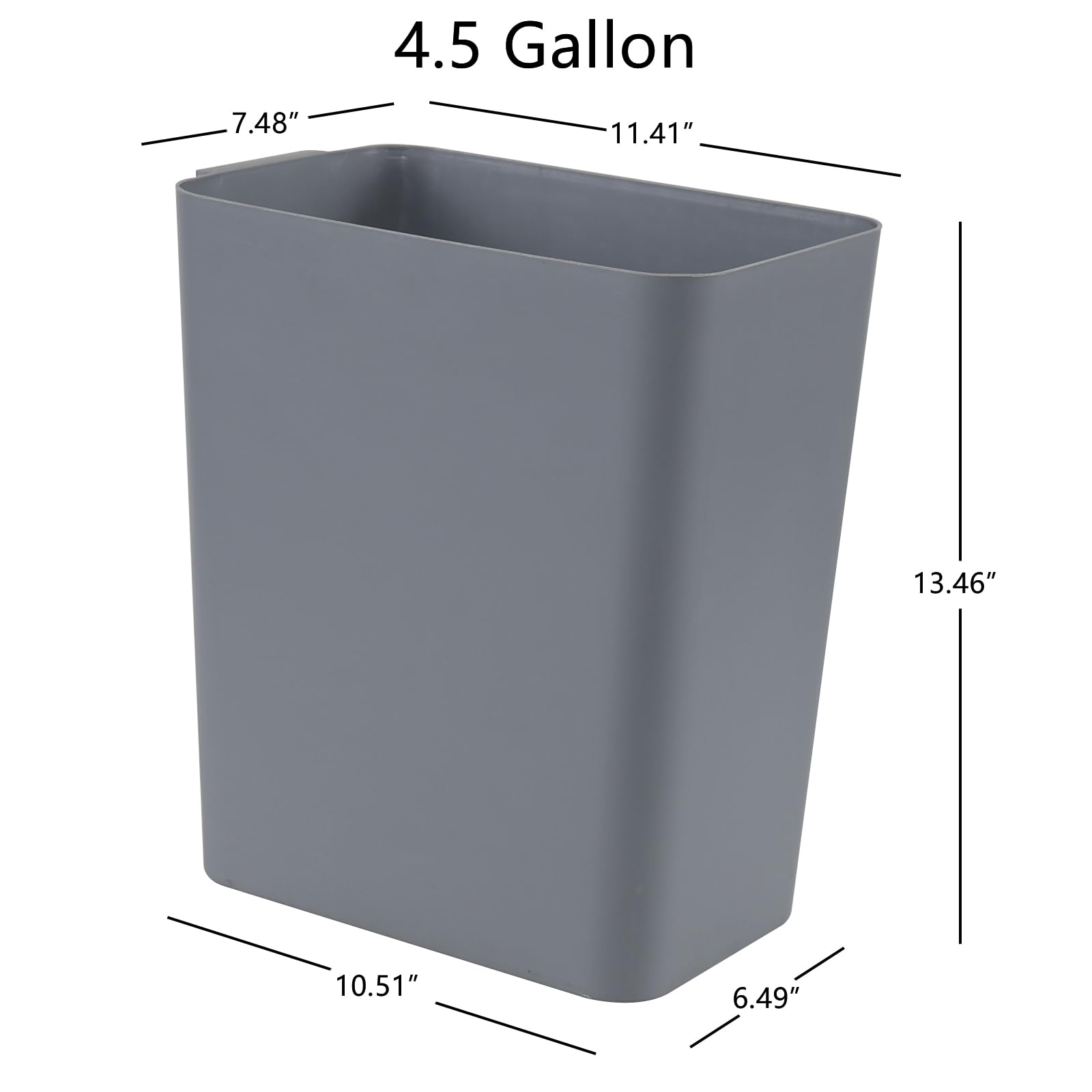 Rectangular Wastebasket 3 (3 Count)