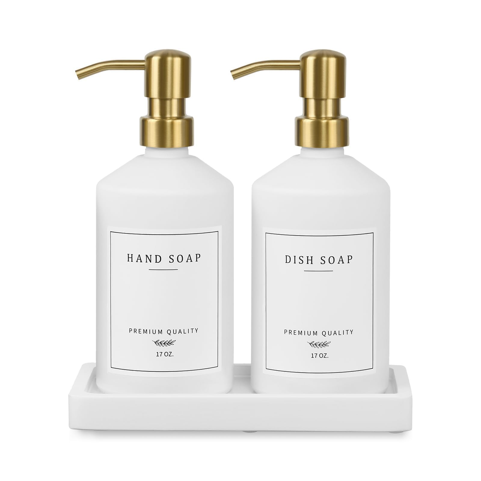 Gold Soap Dispenser Set (2 Count)