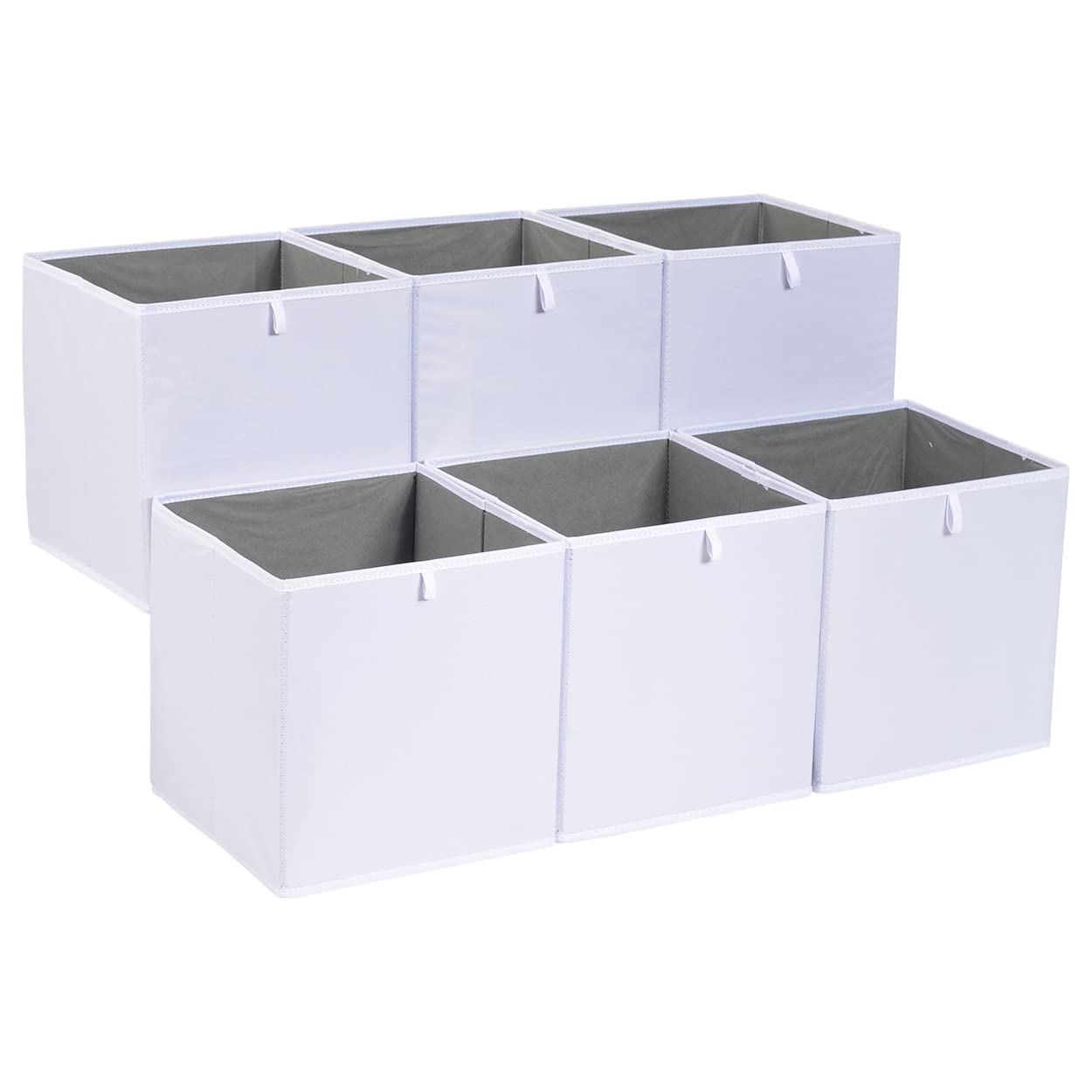 Collapsible Closet Organizer Cube Storage Bins (6 Count)