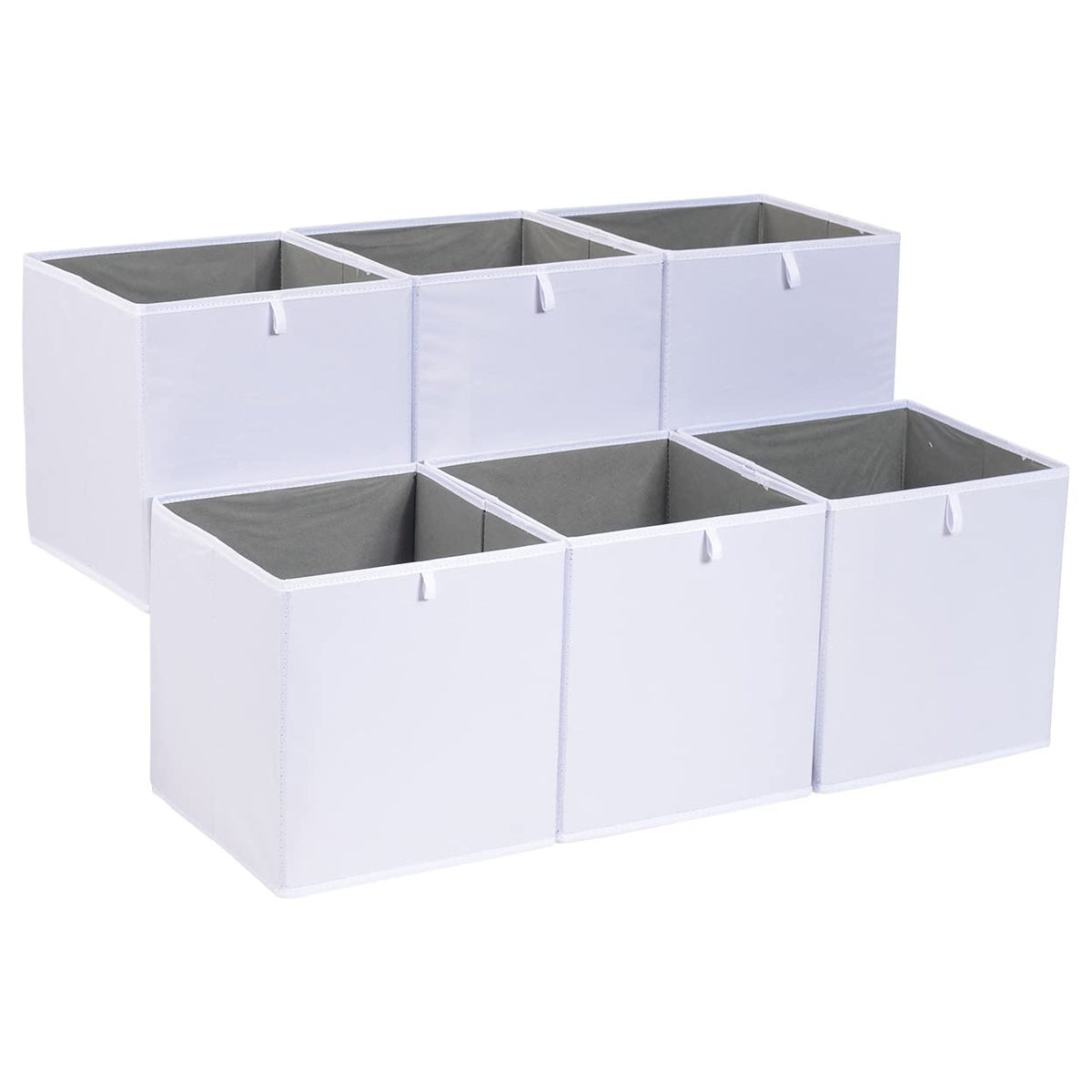 Collapsible Cube Storage Organizer Bins (6 Count)