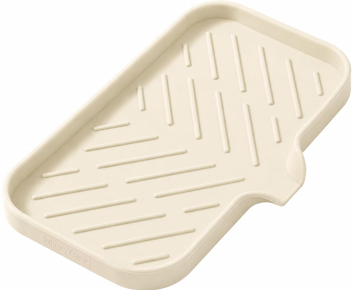 Silicone Soap Dish with Drain Spout