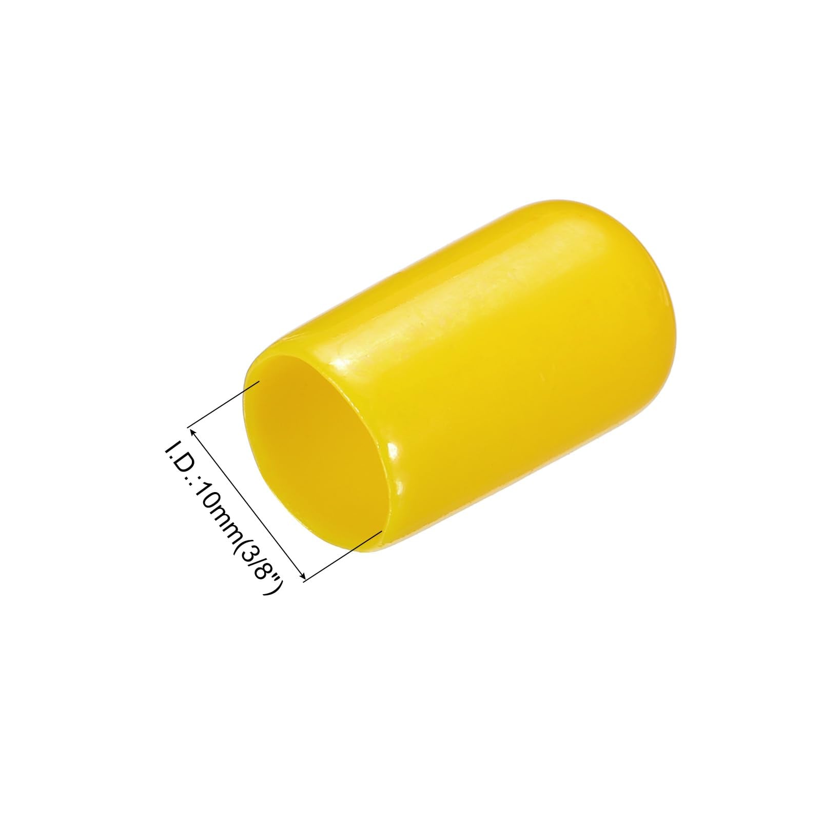 20pcs Rubber End Caps 10mm