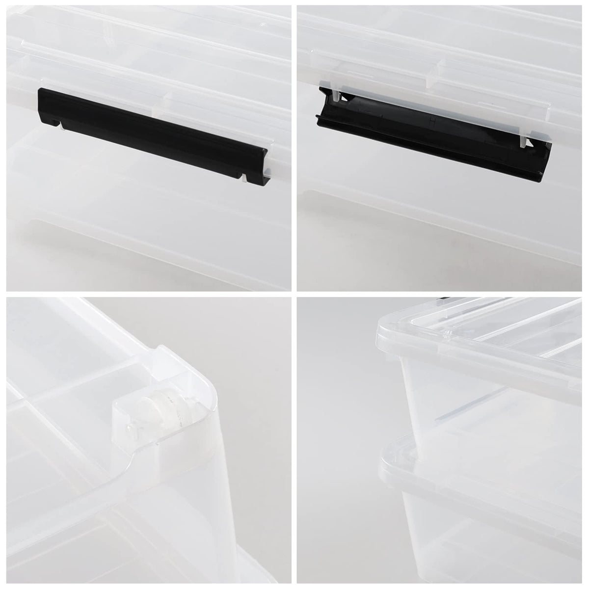 40 Qt Under Bed Box with Wheels (4 Count)