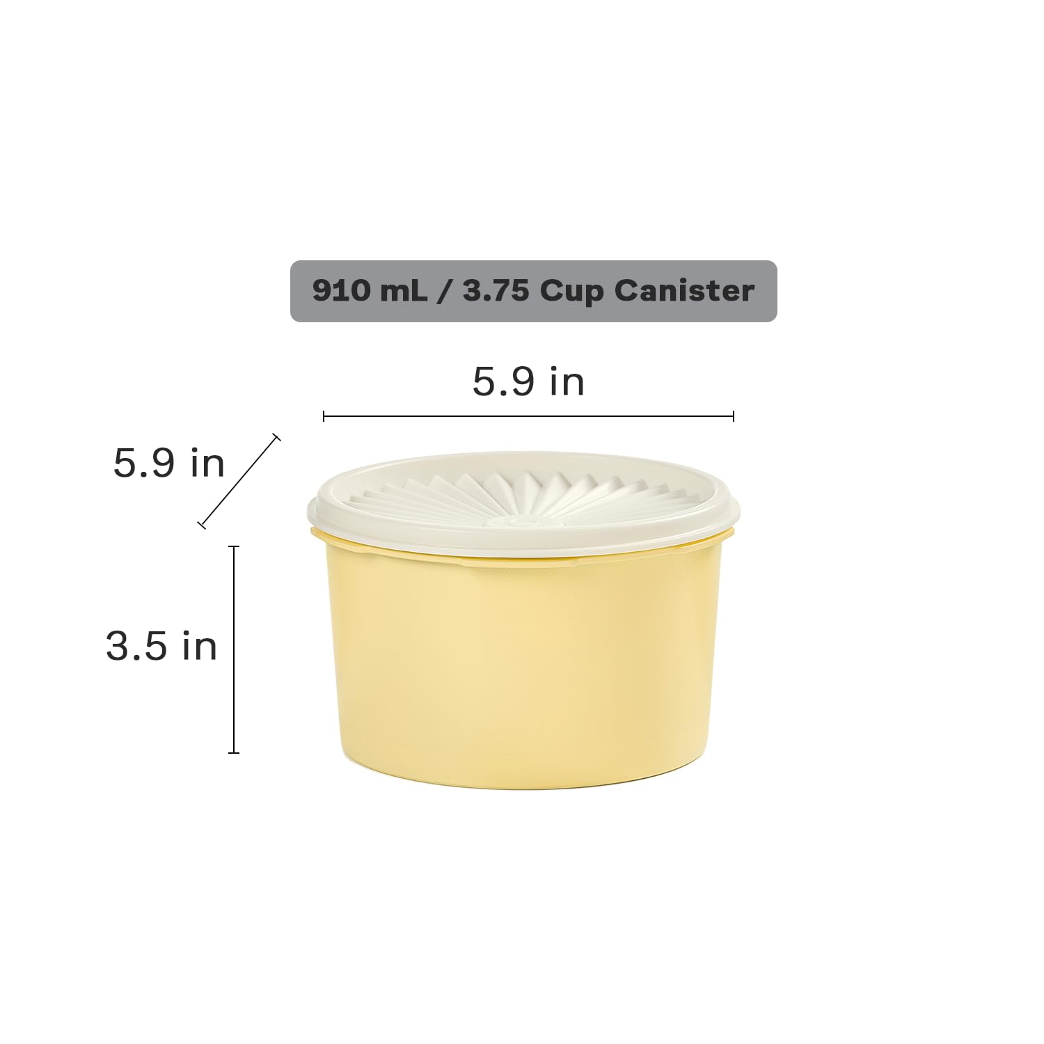 Heritage 8 Piece Pastel Canister Set