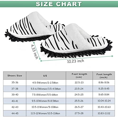 Detachable Microfiber Mop Slippers Floor Dust Cleaning for House