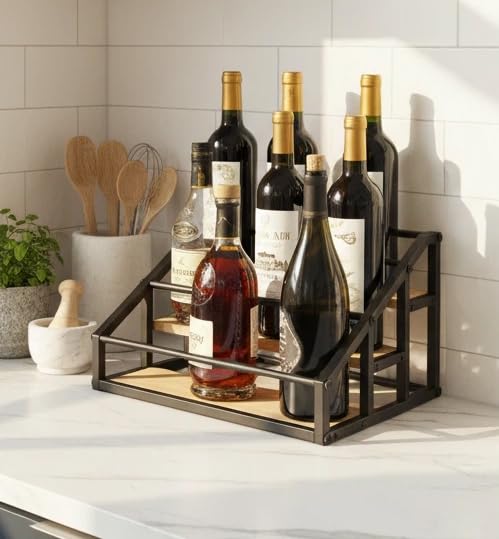 3 Tier Liquor Bottle Display Shelf