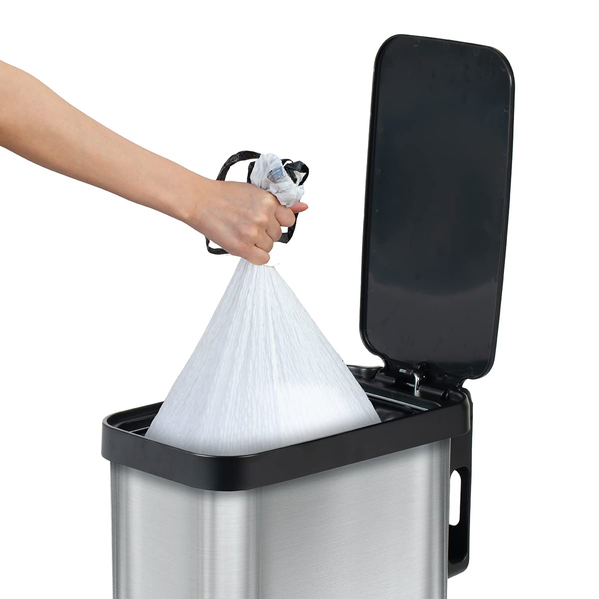Slim Trash Can with Clorox Odor Protection