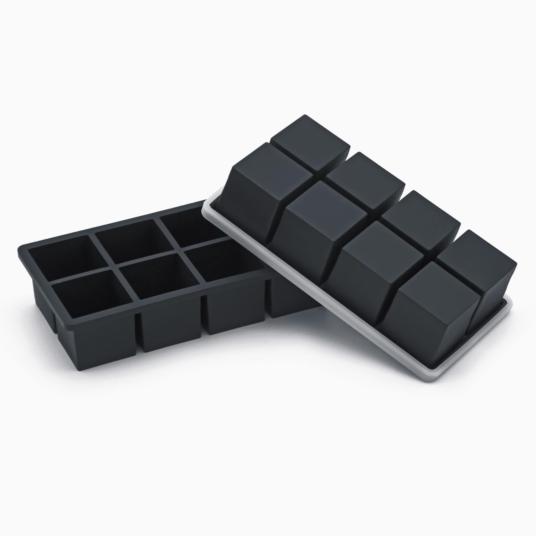Large Ice Cube Tray Metal Reinforced Frame for Whiskey