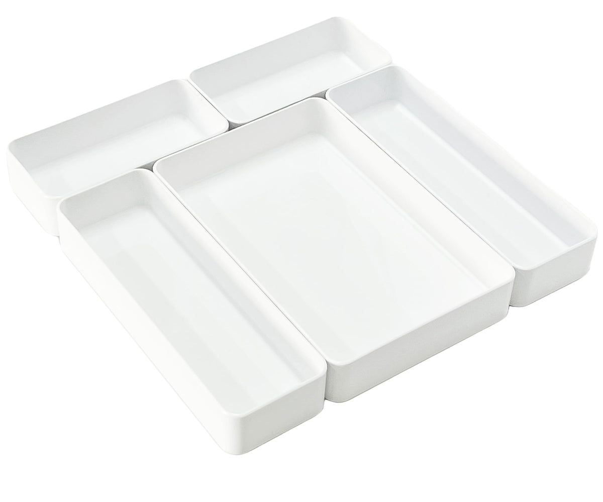 Plastic Drawer Organizers Set