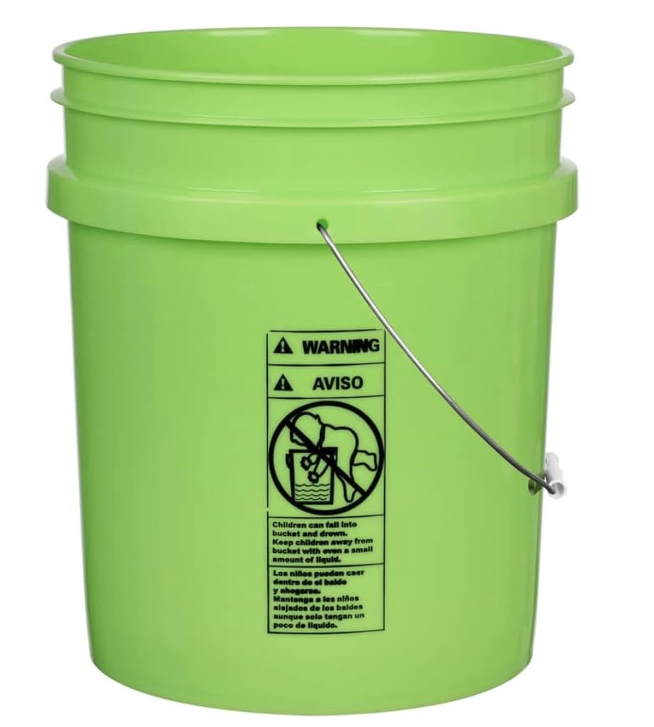 5 Gallon Premium HPDE Plastic Bucket