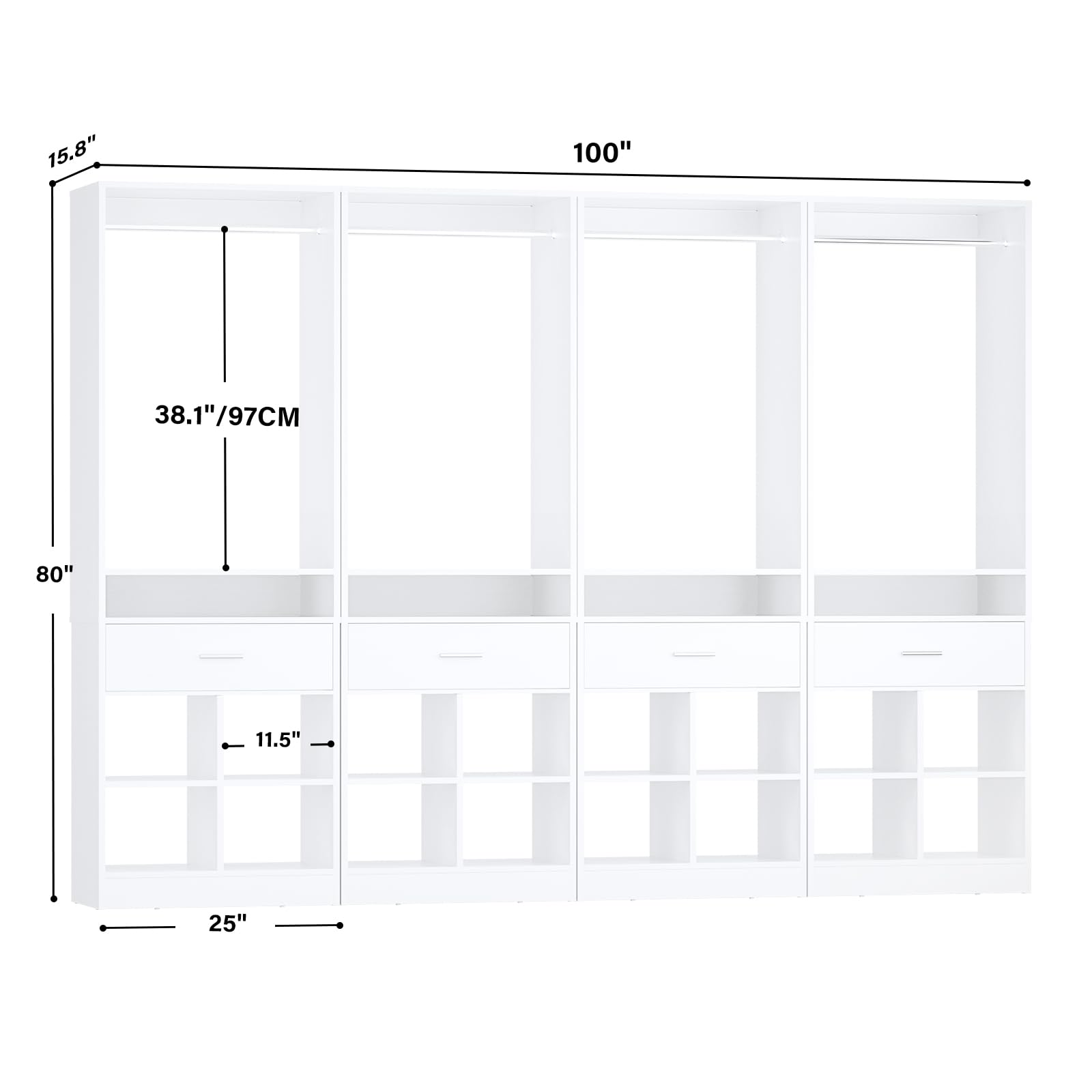 100" Closet System