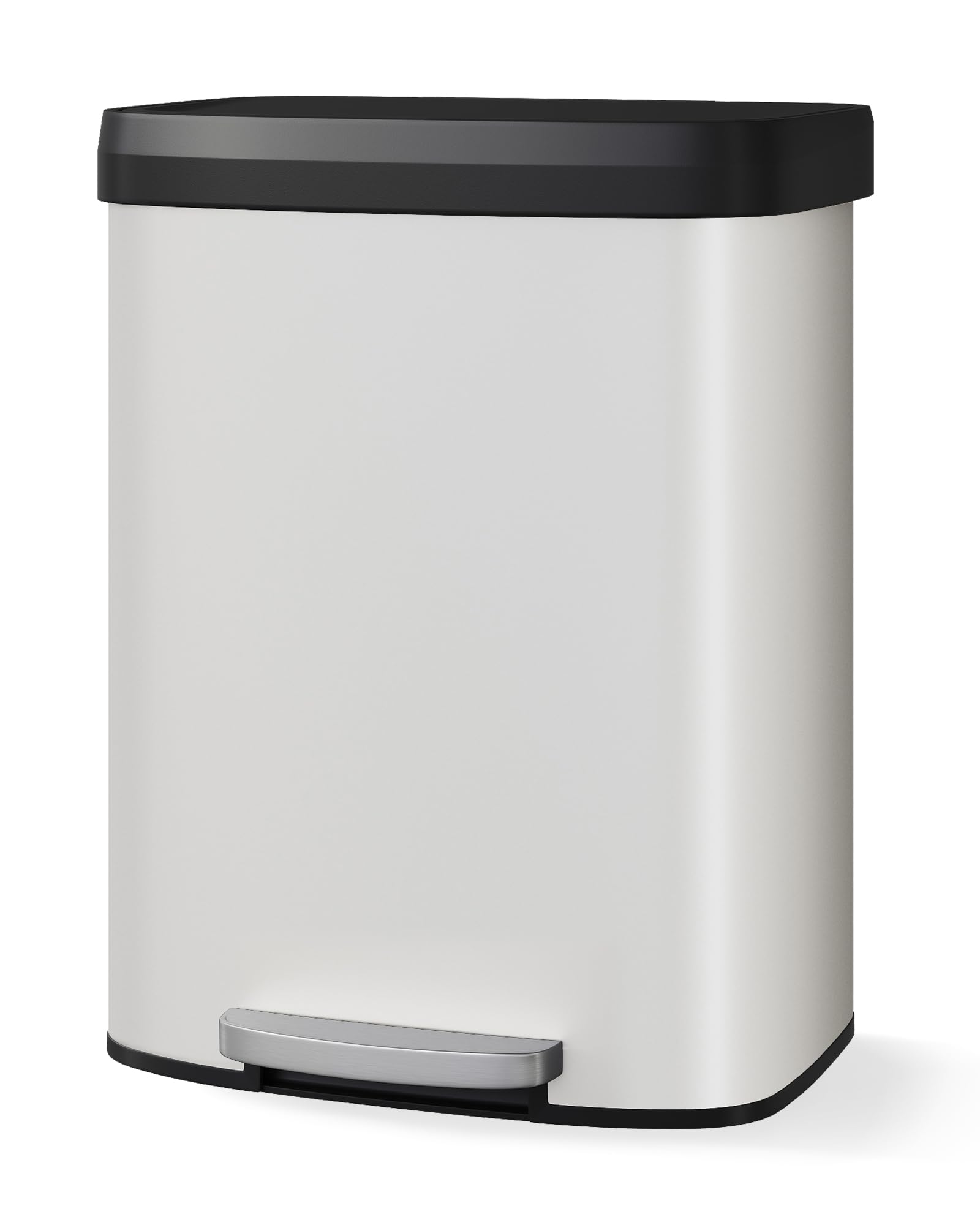 16 gal 60 L Metal Trash Can with Lid