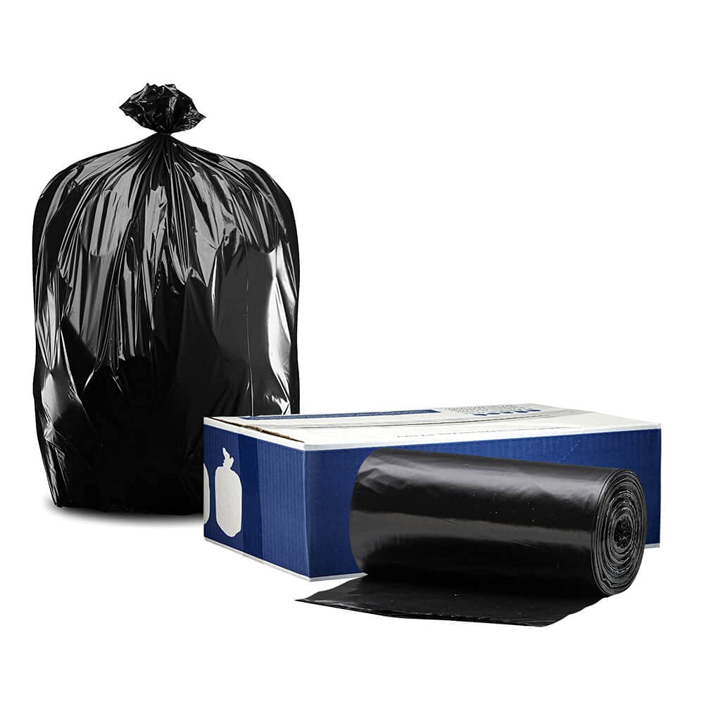 40 45 Gallon Trash Bags On Rolls 1.2 Mil (100 Count)