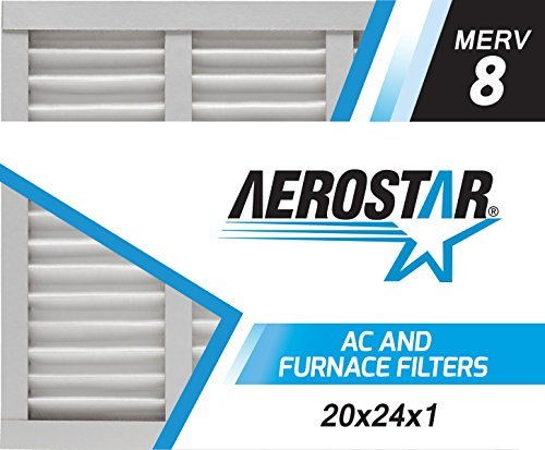 Air Filter 20x24x1 MERV 8 AC Filter (6 Count)