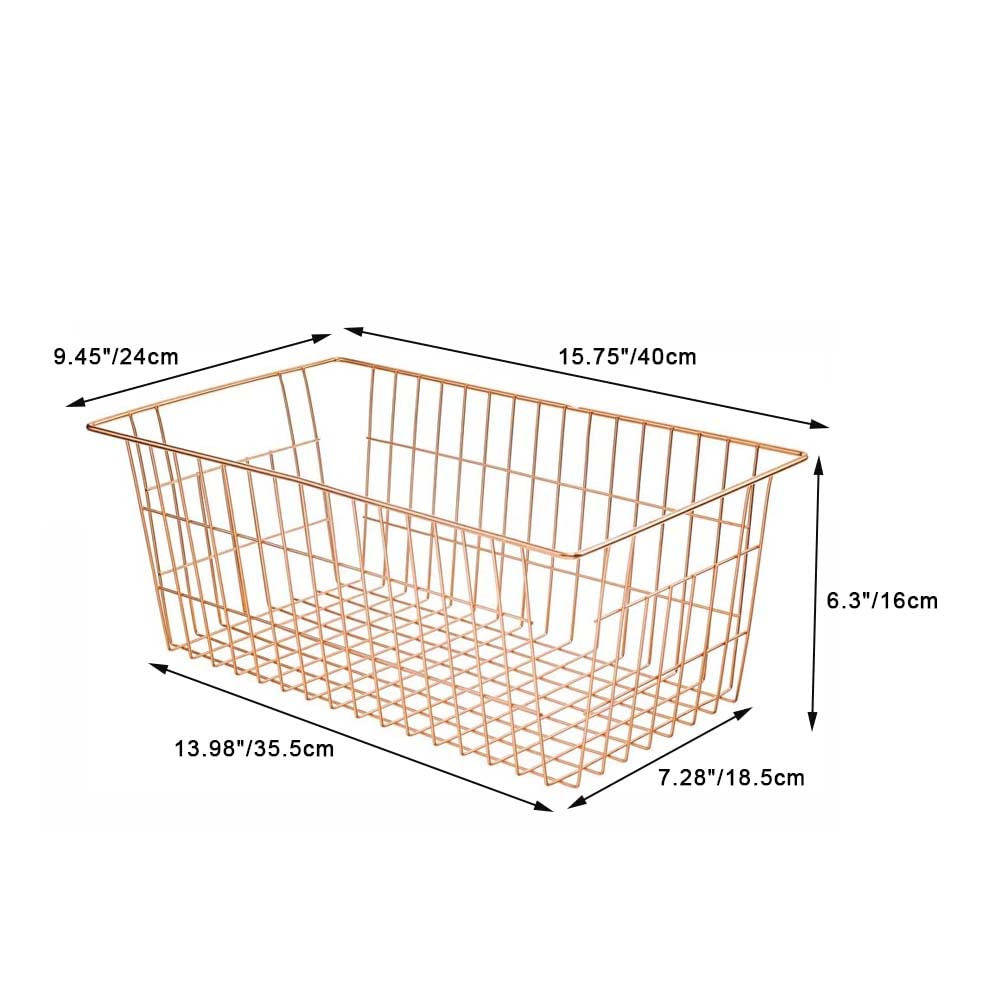 Wire Storage Basket (2 Count)