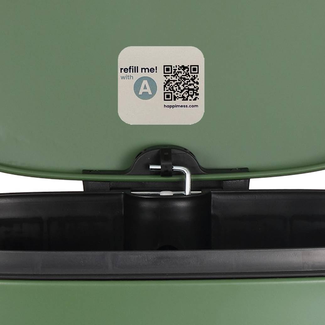 Curtis 8 Gal Step Trash Can Soft Close 25"