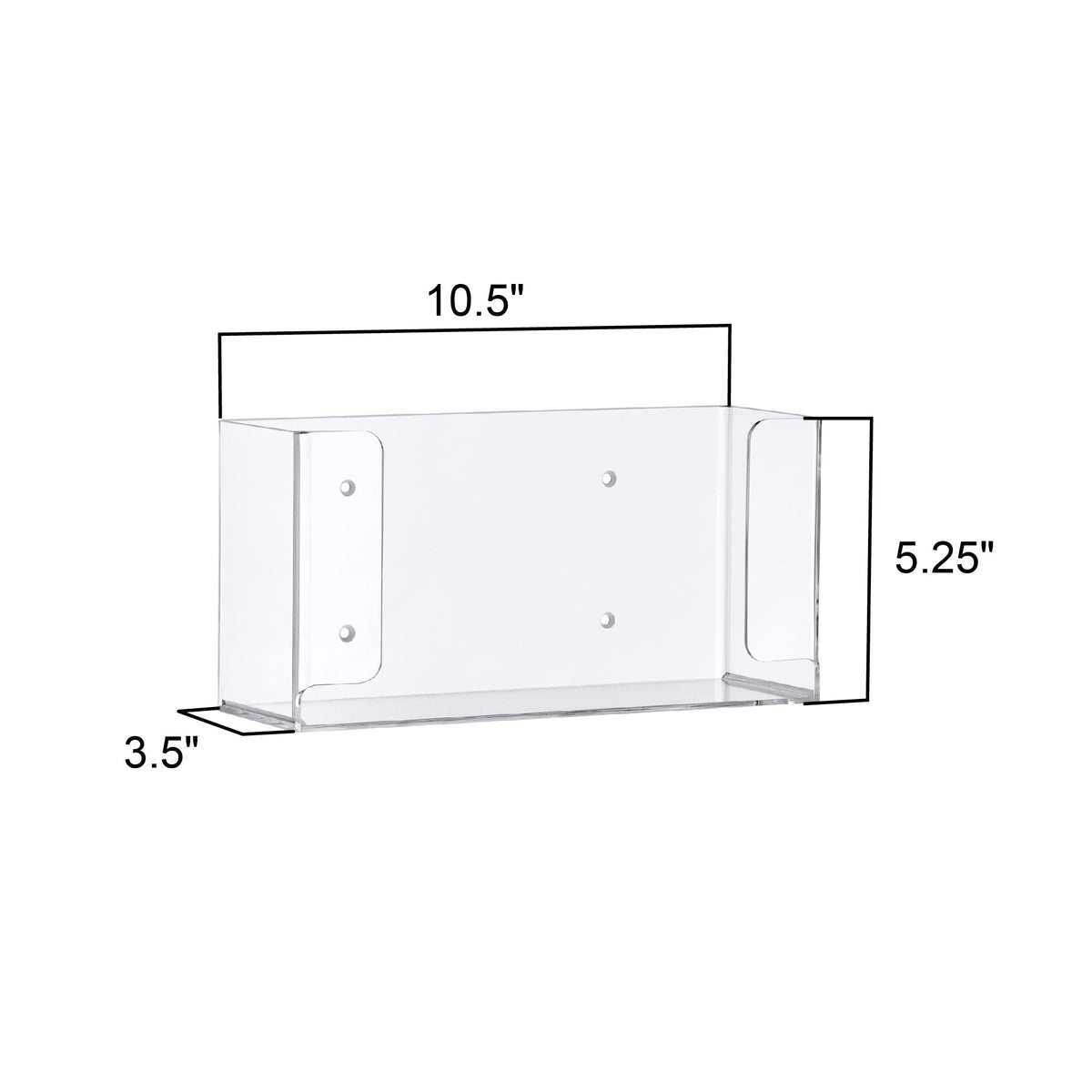 Abby Acrylic Glove Box Organizer