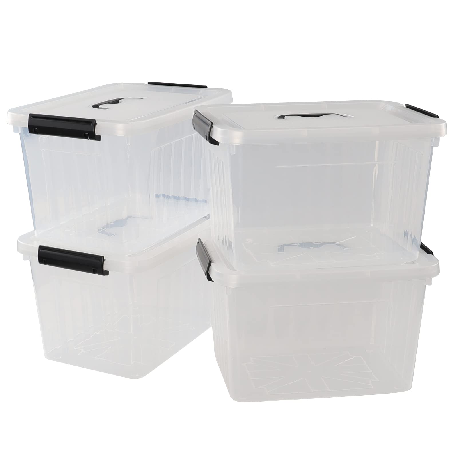 10 L Clear Plastic Latching Box