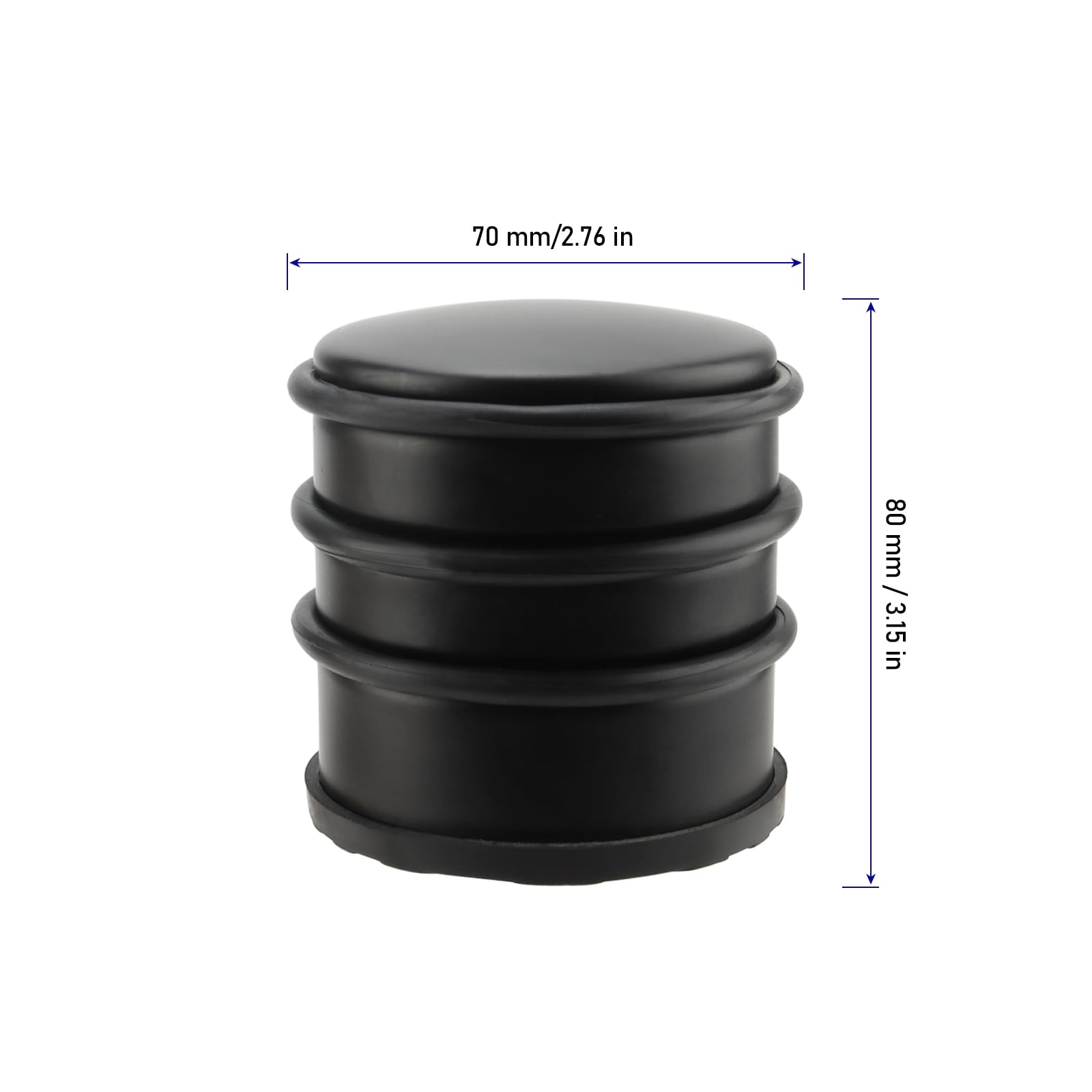 4 PCS Heavy Duty No Drill Door Stopper (4 Count)