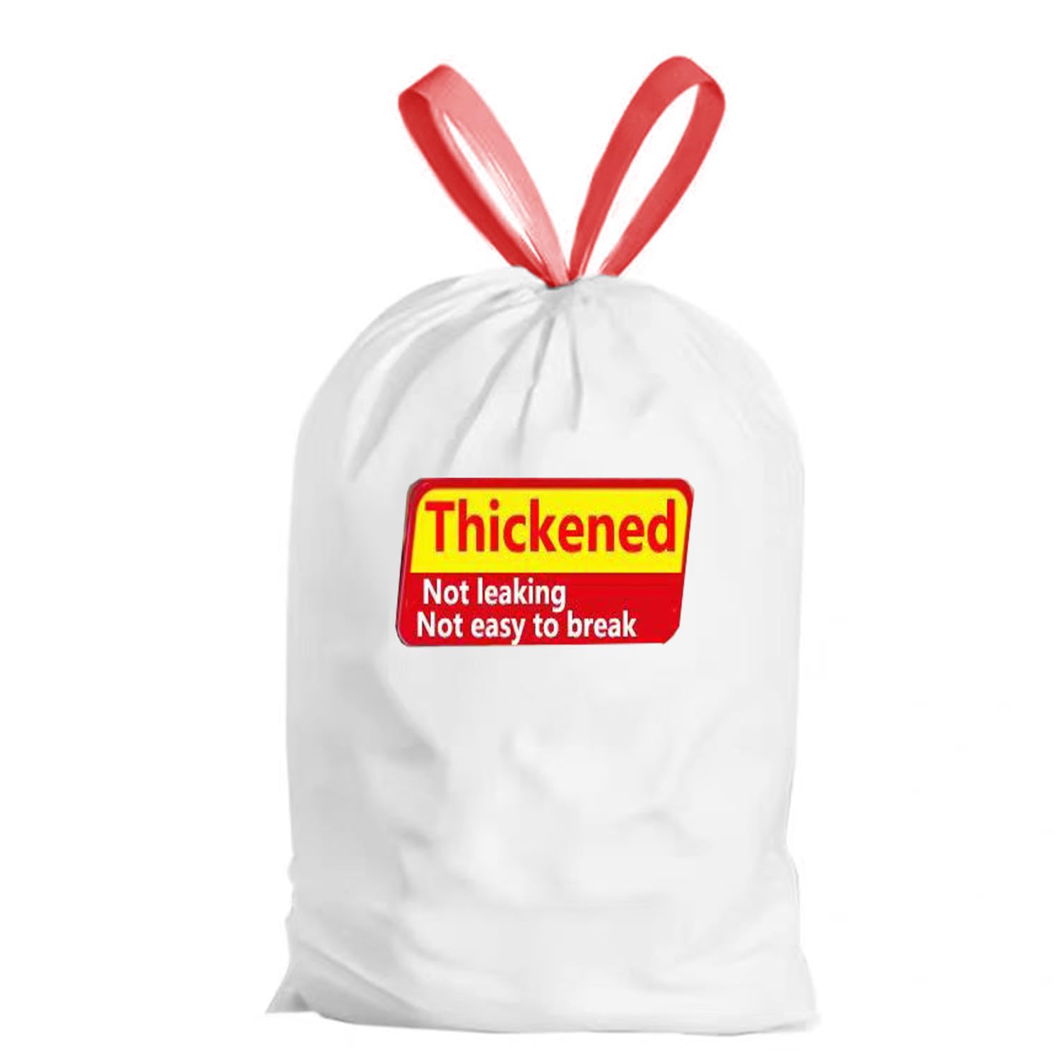 Ultra Thick Heavy Duty Drawstring Trash Bags (60 Count)