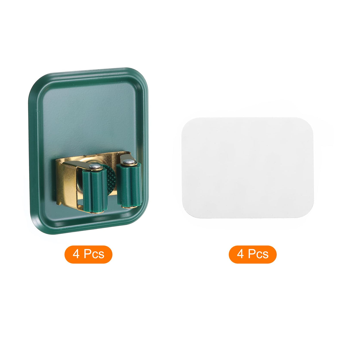4pcs Mop Broom Holder Wall Mount