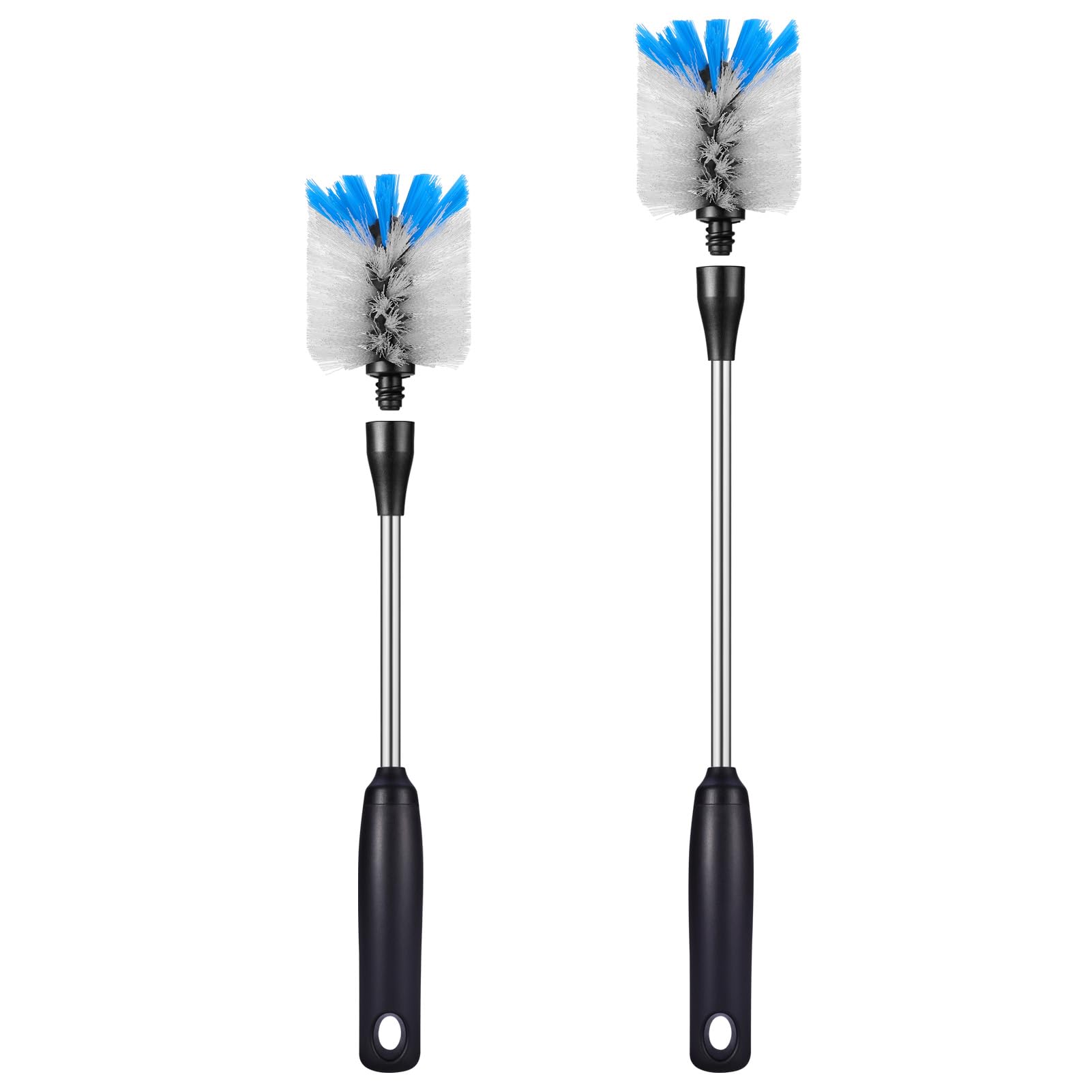 Stainless Steel Bottle Brush with Replaceable Head (2 Count) - ModHome Supplies