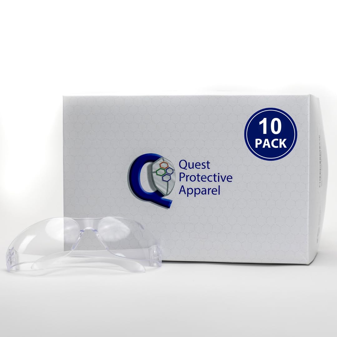Quest Anti Fog Safety Glasses (10 Count)