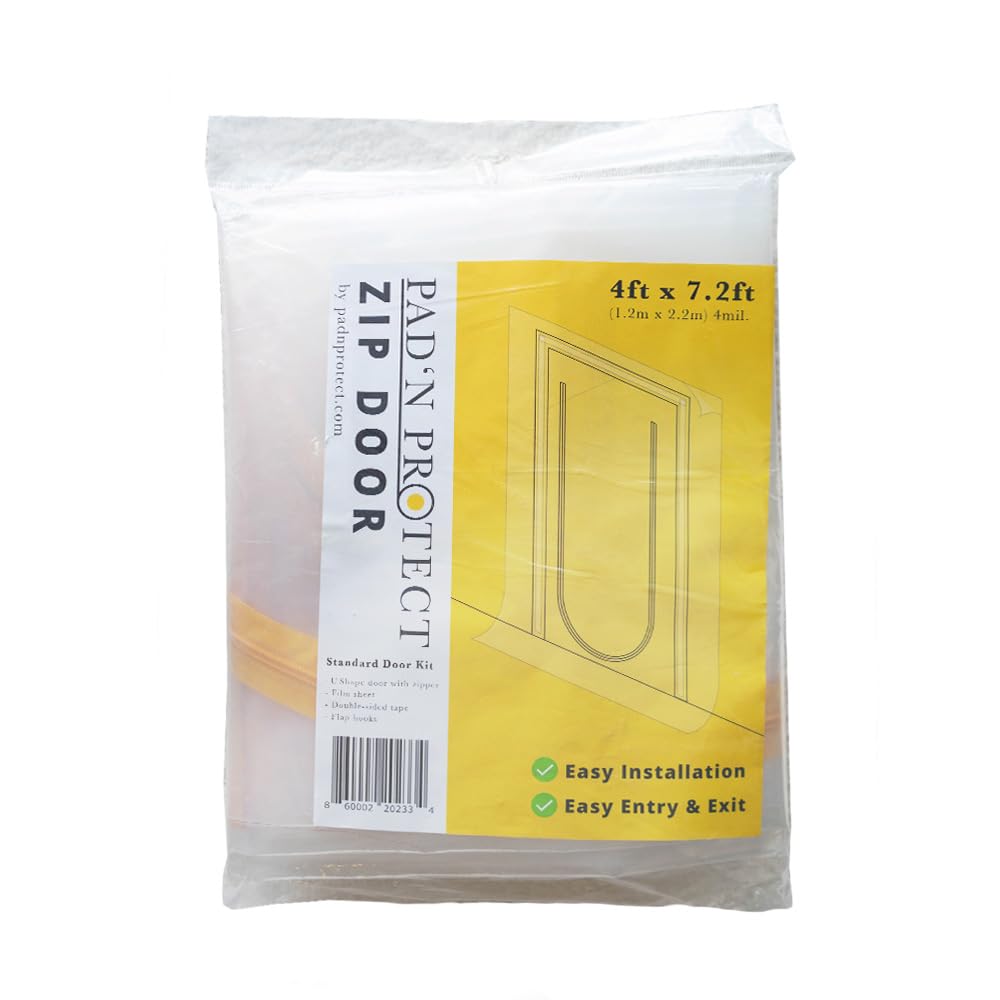 Zipper Door Dust Barrier with U