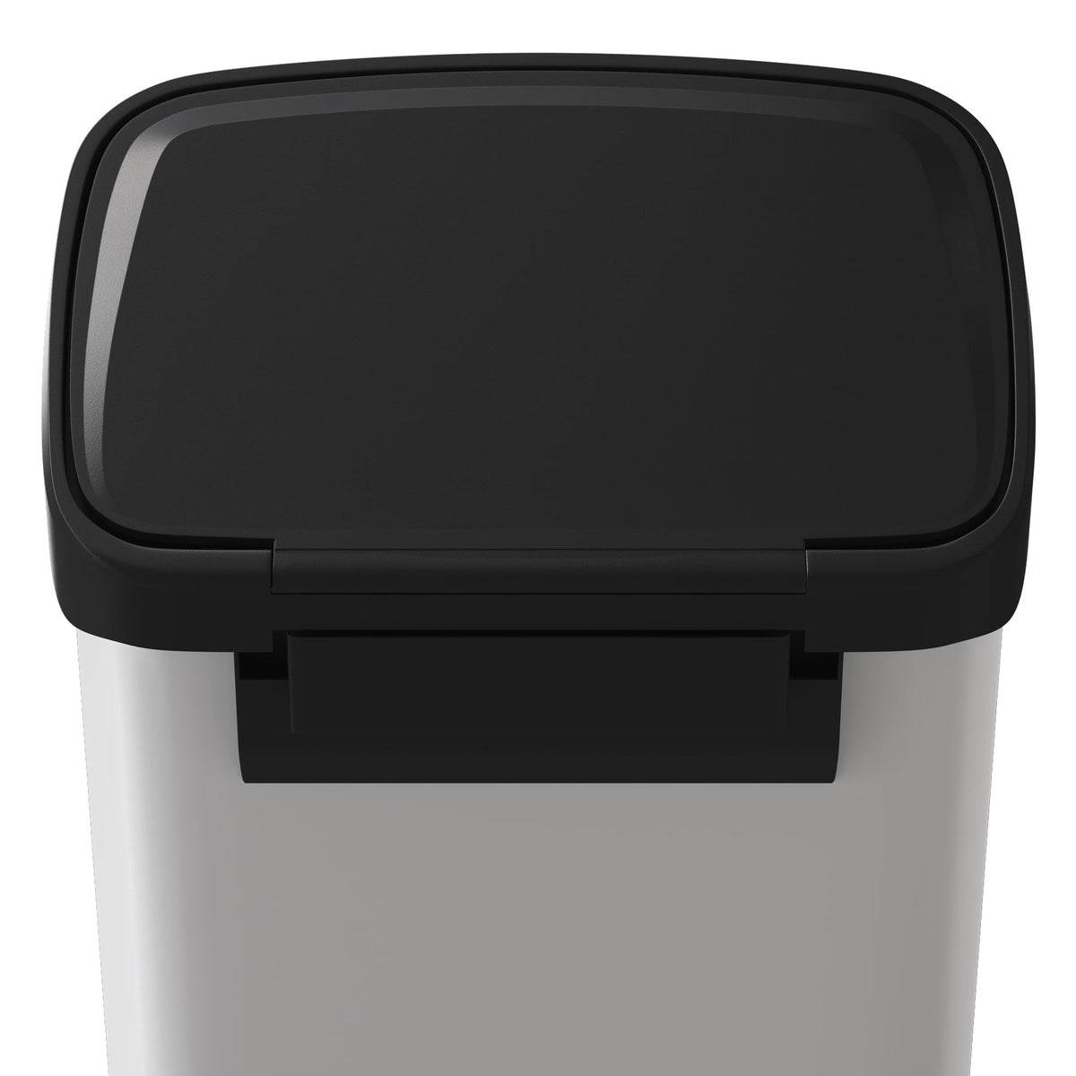 13 gal 50 L Metal Trash Can with Lid