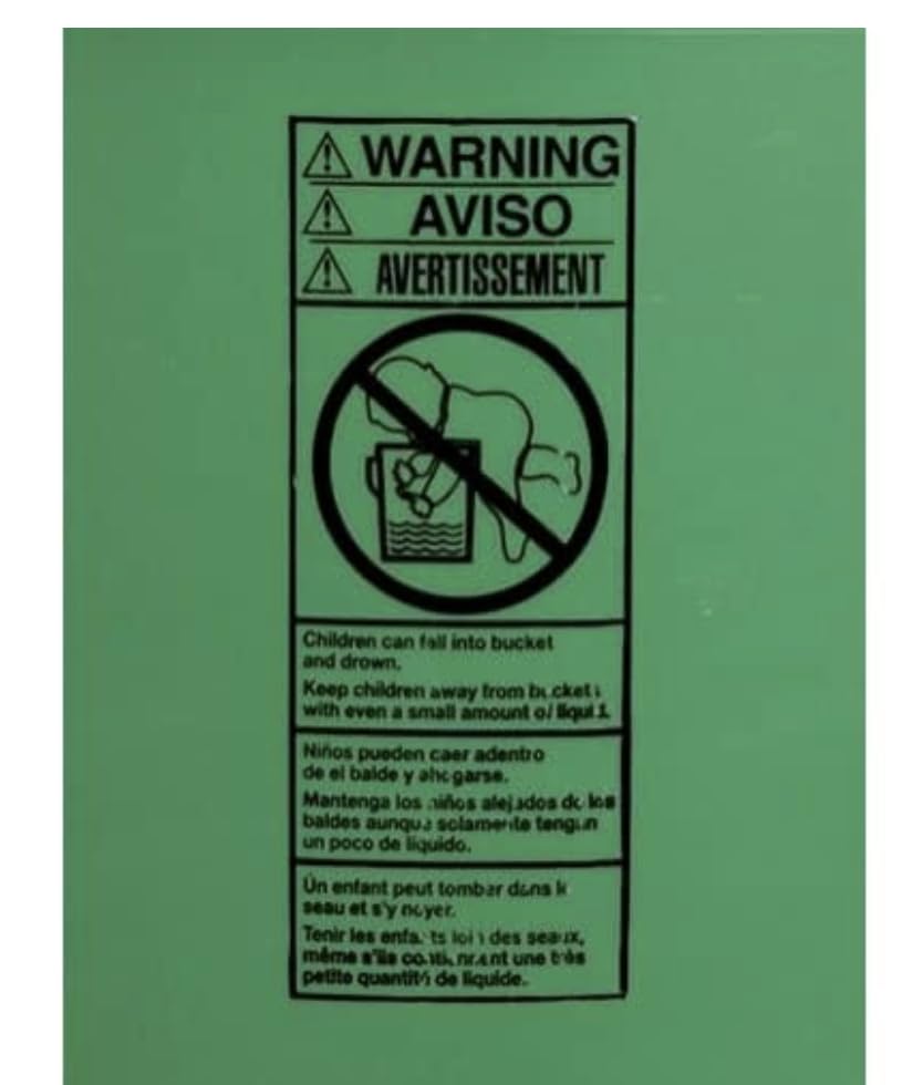5 Gallon Premium HPDE Plastic Bucket