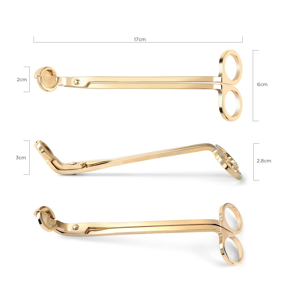 Candle Snuffer Gold Copper Trimmer Wick Antique Brass Candle Wick Clipper Wick Cutter Scissor