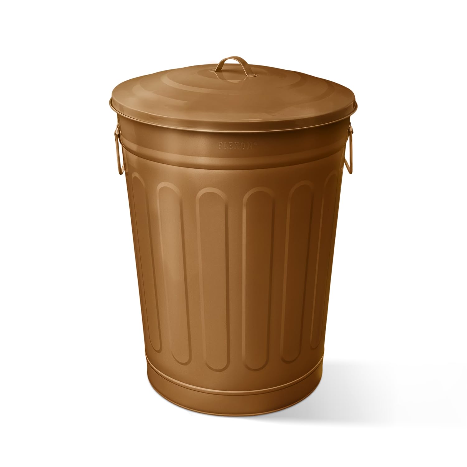 13 Gallon Metal Trash Can with Lid Outdoor Vintage Trash Can Steel Retro Garbage Can for Kitchen Farmhouse Rustic Bird Seed Storage Pet Food Cute Bucket