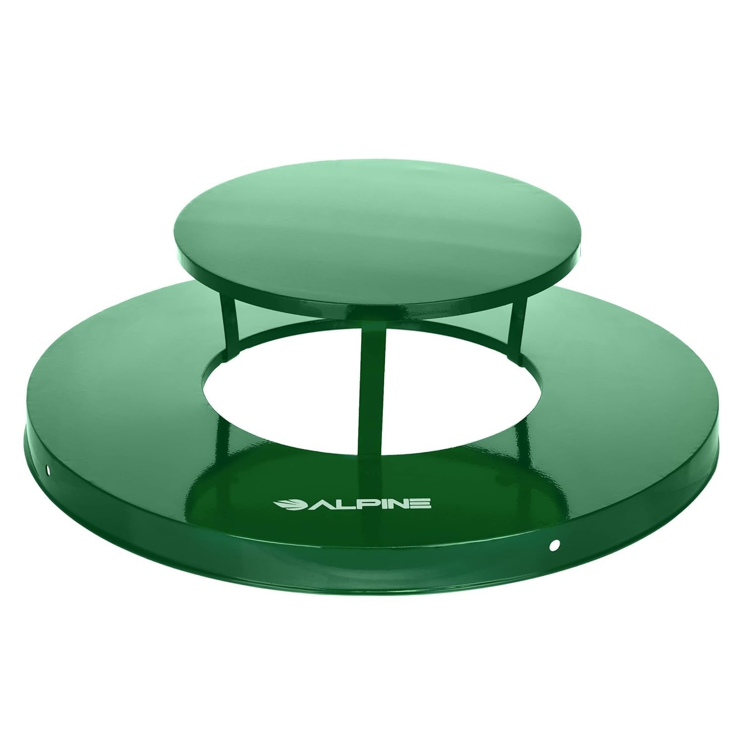 Industries Outdoor Metal Waste Receptacle Rain Bonnet Lid