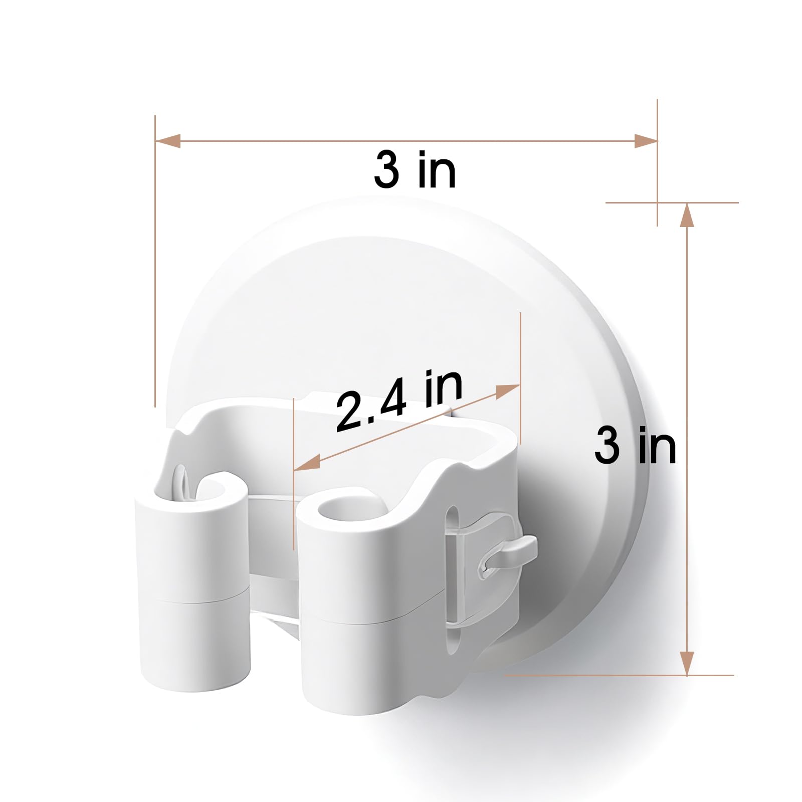 Anti Slip Broom Holder (3 Count)